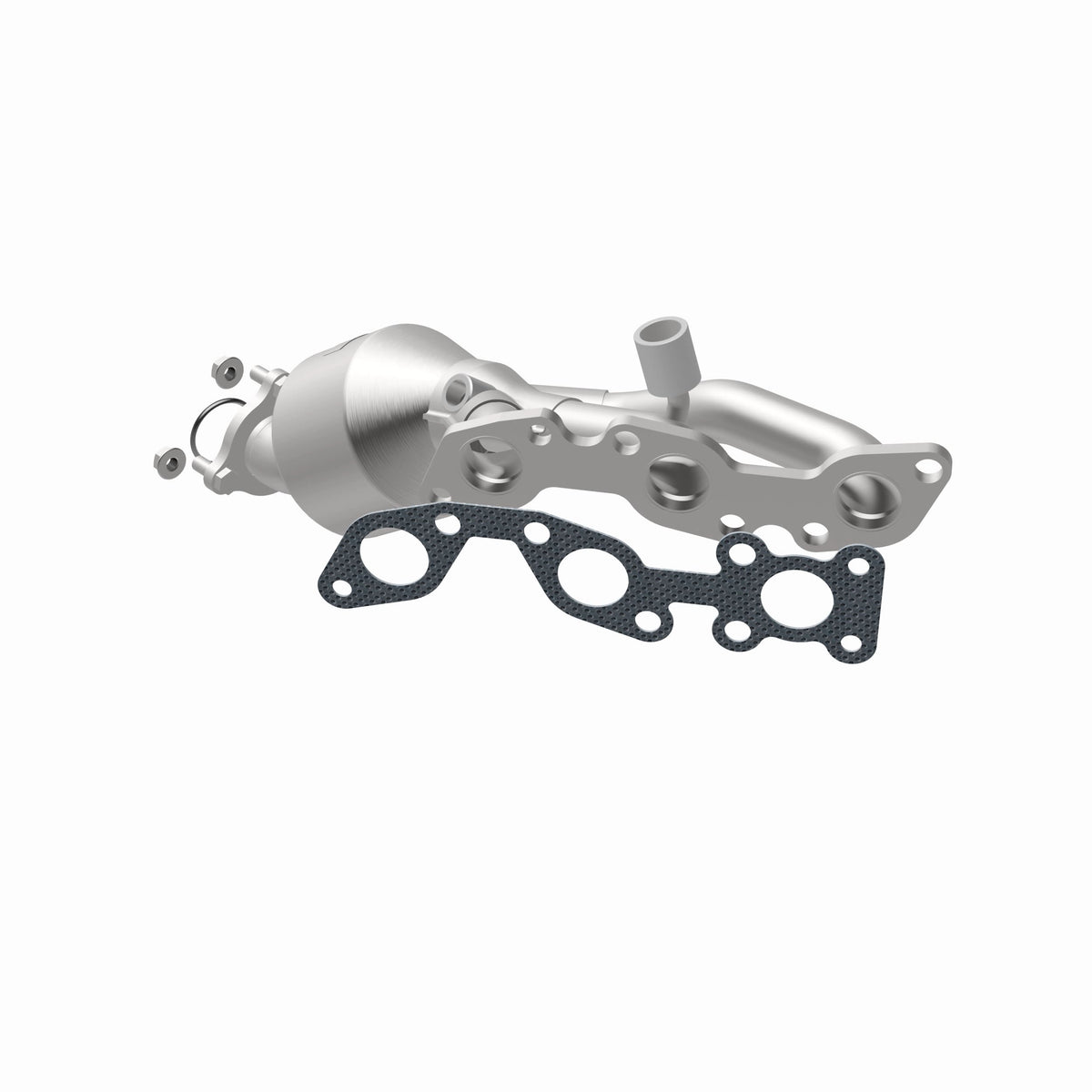 Catalytic Converter with Integrated Exhaust Manifold for HM Grade Federal / EPA Compliant Direct-Fit Manifold Catalytic