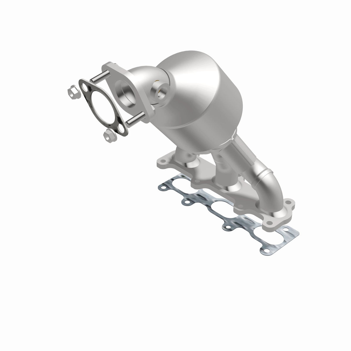 Catalytic Converter with Integrated Exhaust Manifold for HM Grade Federal / EPA Compliant Direct-Fit Manifold Catalytic