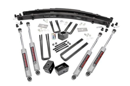Rough Country 4 Inch Lift Kit - Rear Blocks - Dodge W100 Truck/W200 Truck 4WD (1974-1977) - 306.2