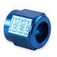 Earls Auto-Crimp Hose End - Straight - Size -6 - Blue - 700106ERL