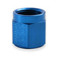 Earls Auto-Crimp Hose End - Straight - Size -8 - Blue - 700108ERL