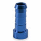 Earls Auto-Crimp Hose End - Straight - Size -8 - Blue - 700108ERL