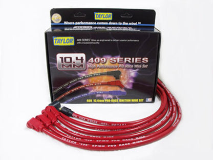 Spark Plug Wire Set Universal 10.4mm Silicone Spiro Pro 409 409 350 ohm/ft 79285