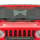 Fits Jeep Gladiator JT(18-24) LED Light Hood Mount 30" Black Single Row 70054