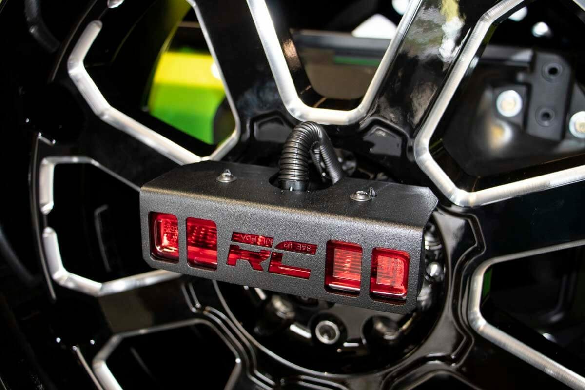 Fits Jeep Wrangler JL (18-24) (18-24) 3rd Brake Light Relocation Bracket; 70055