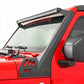 Fits Jeep GladiatorJT(18-24) LED Light Windshield Mount 50" BLK Single Row 70065