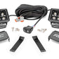 Fits Jeep Cherokee KL(14-21) LED Light Ditch Mount 2" Black Pair White DRL 70080