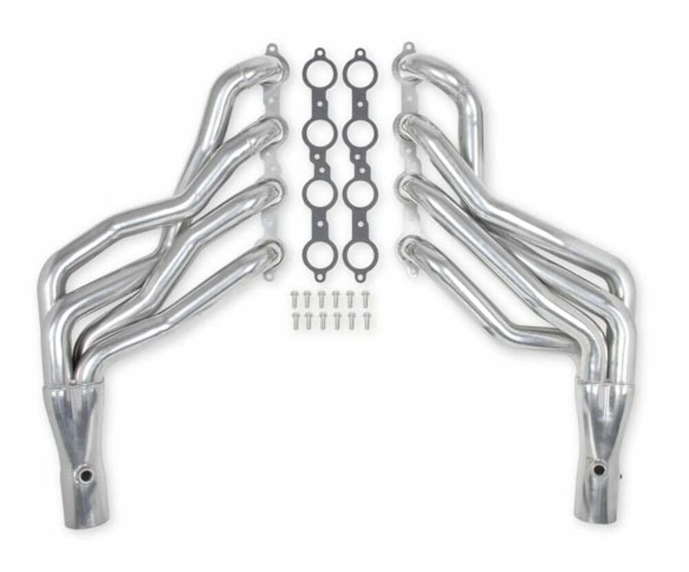 Fits 1968-72 GM A-Body LS Swap, 1-7/8 X 3" Long Tube Header-Silver 70101518-1HKR