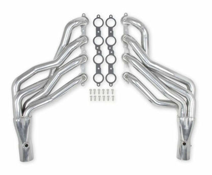 Fits 1968-72 GM A-Body LS Swap, 1-7/8 X 3" Long Tube Header-Silver 70101518-1HKR