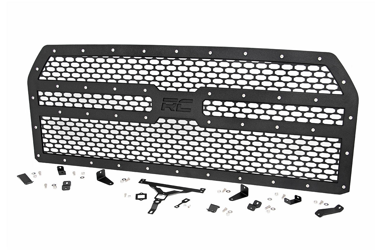 Fits Ford F-150 2WD/4WD (2015-2017) Mesh Grille; 70191