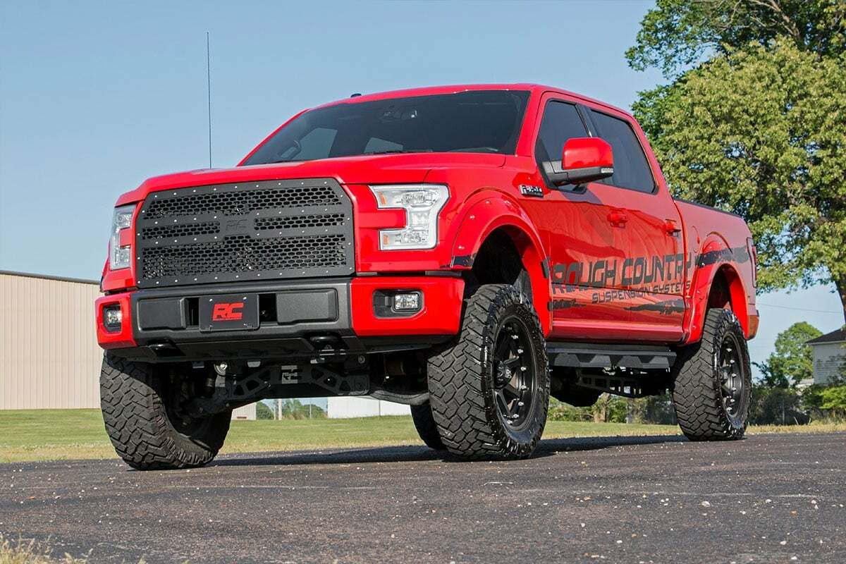 Fits Ford F-150 2WD/4WD (2015-2017) Mesh Grille; 70191