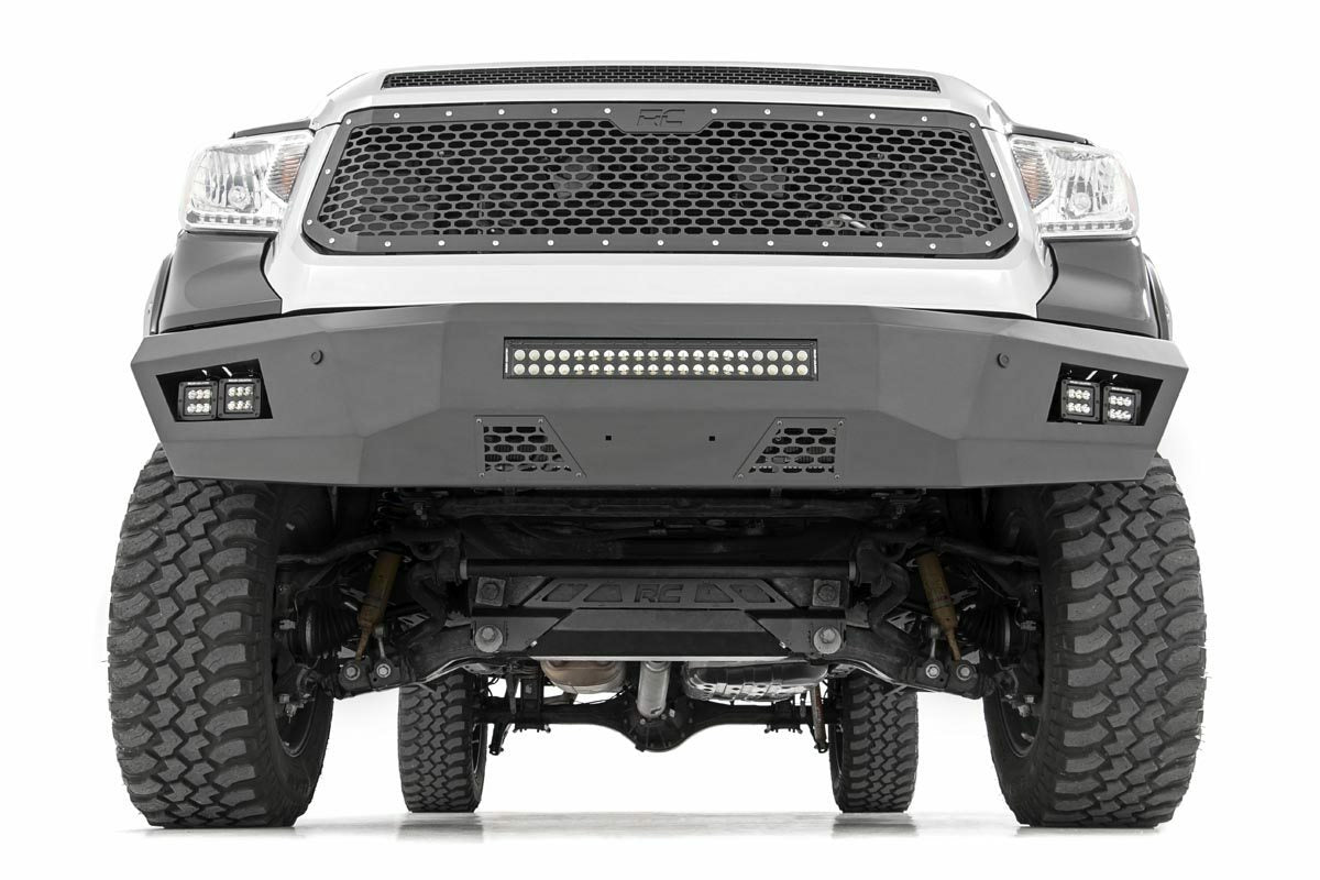 Fits Toyota Tundra 2WD/4WD (2014-2017) Mesh Grille; 70222