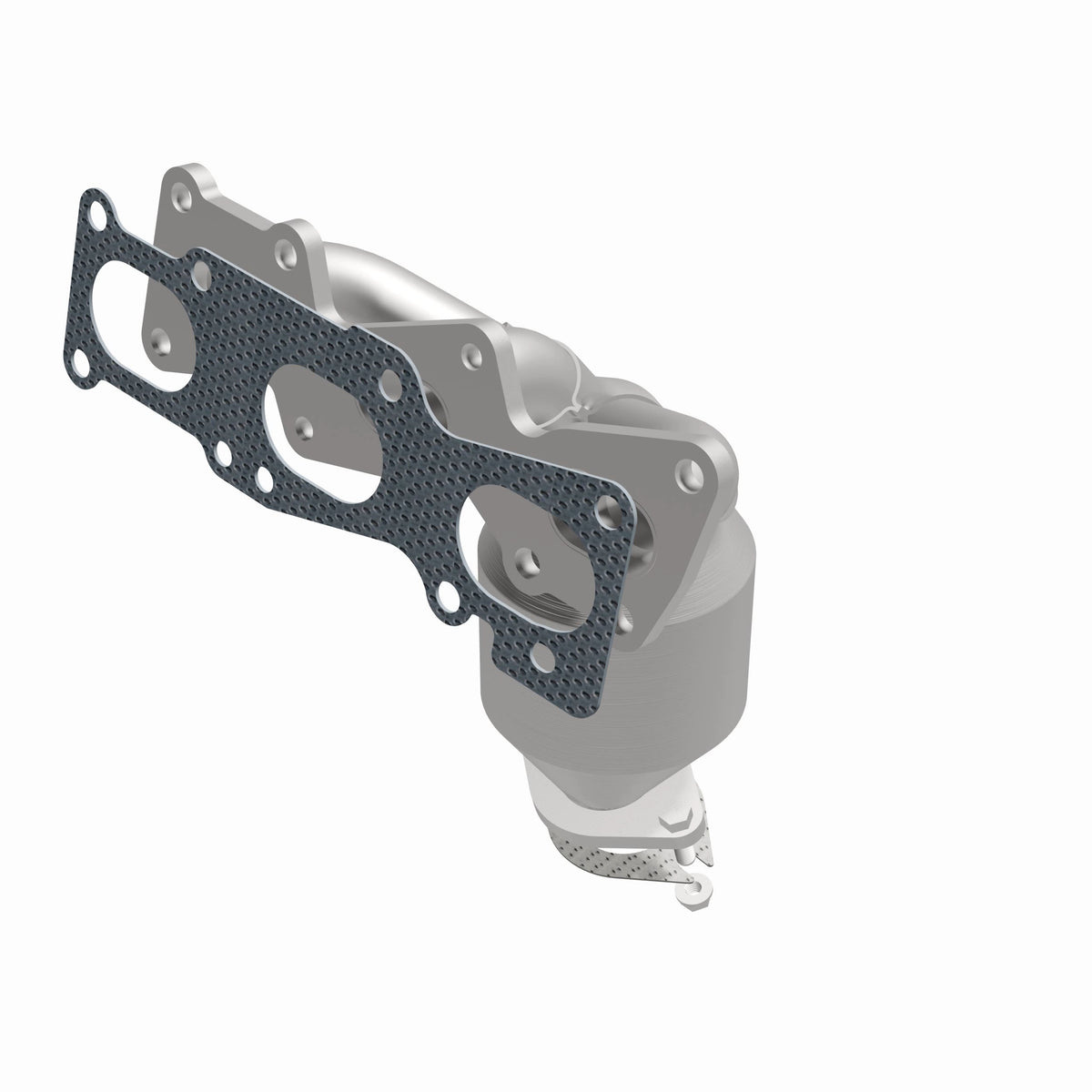 Catalytic Converter with Integrated Exhaust Manifold for HM Grade Federal / EPA Compliant Direct-Fit Manifold Catalytic
