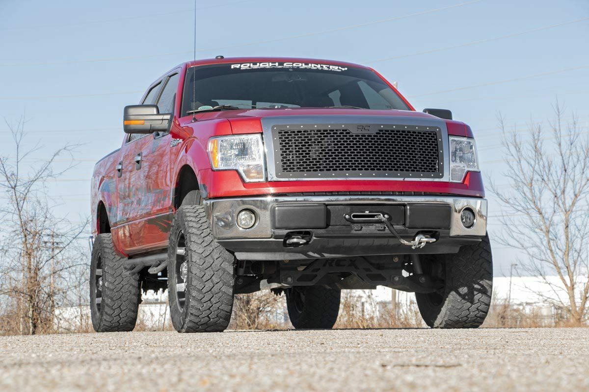 Fits Ford F-150 2WD/4WD (2009-2014) Mesh Grille; 70229