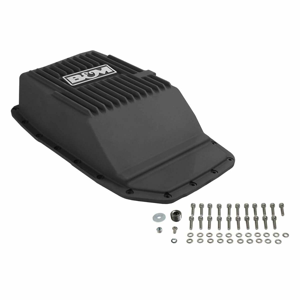 B&M Hi-Tek Deep Trans Pan for Ford 6R80/6R100 Transmissions - 70394