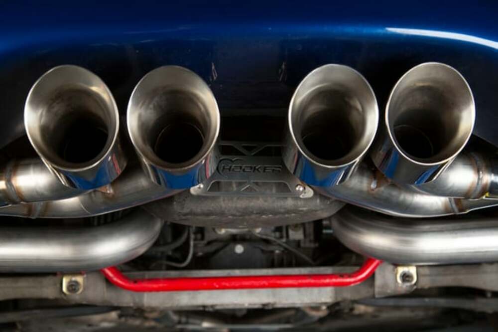 Fits 1997-2004 Chevrolet Corvette; Axle-Back Exhaust System - 70401343-RHKR