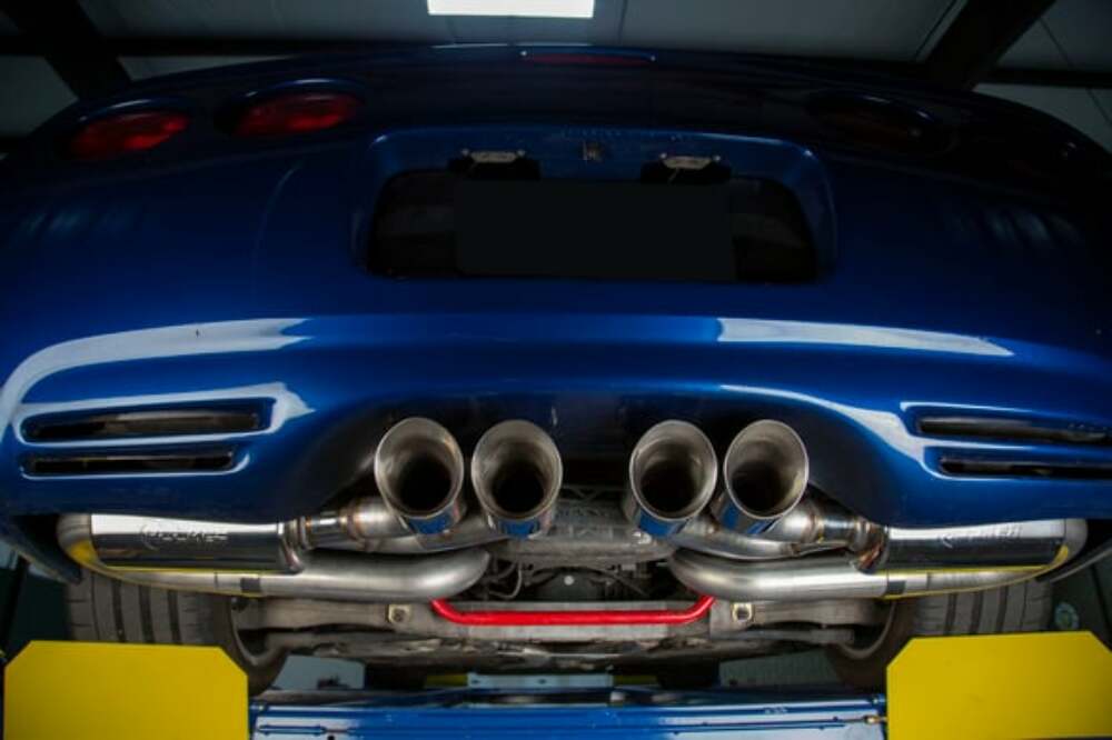 Fits 1997-2004 Chevrolet Corvette; Axle-Back Exhaust System - 70401343-RHKR