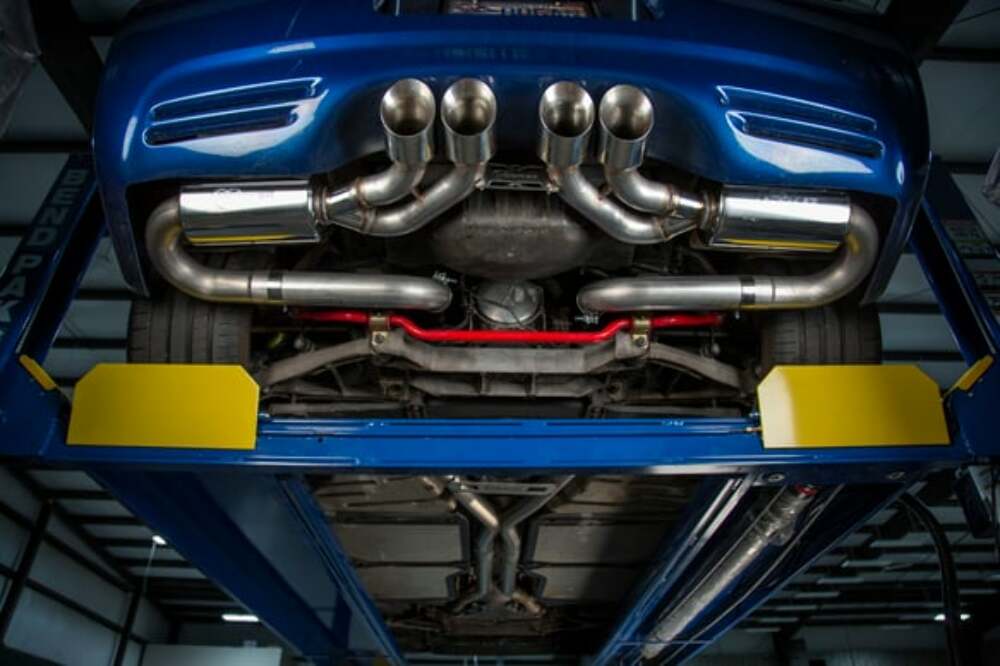Fits 1997-2004 Chevrolet Corvette; Axle-Back Exhaust System - 70401343-RHKR