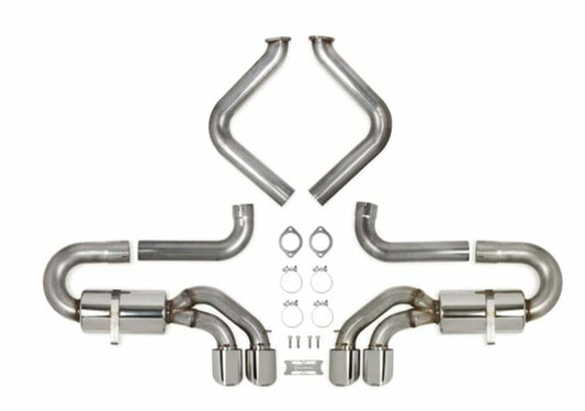 Fits 1997-2004 Chevrolet Corvette; Axle-Back Exhaust System - 70401343-RHKR