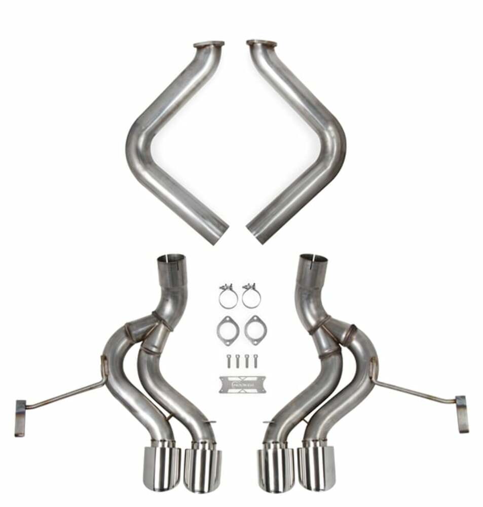 Fits 1997-2004 Chevrolet Corvette; Axle-Back Exhaust System - 70401344-RHKR