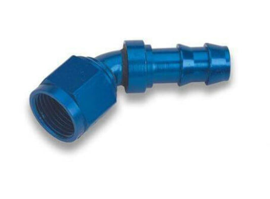 Earls Super Stock™ 45 Degree -8 Female to 1/2 Barb - 704609ERL