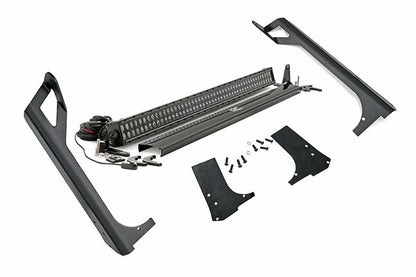 Fits Wrangler TJ(97-06) LED Light Windshield Mount 50" Black Dual Row 70503BL