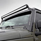 Fits Jeep Wrangler JK (07-18) LED Light Mounts; Upper Windshield; 50"; 70504