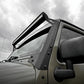 Fits Jeep Wrangler JK (07-18) LED Light Mounts; Upper Windshield; 50"; 70504