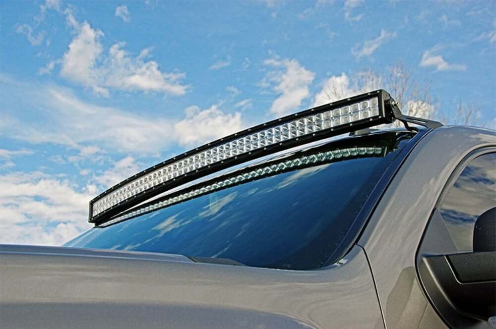Fits Chevy 1500/1500 SUV (07-14) LED Light Mount Upper Windshield 50" 70507