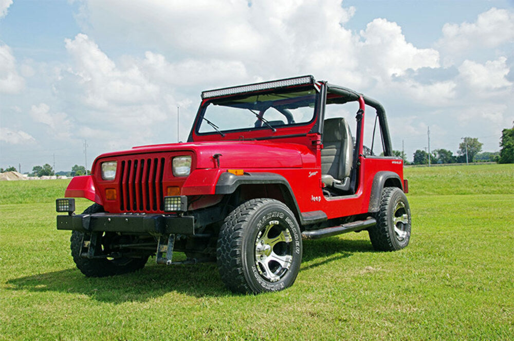 Fits Jeep Wrangler YJ(87-95) LED Light Mount Upper Windshield 50" Straight 70508