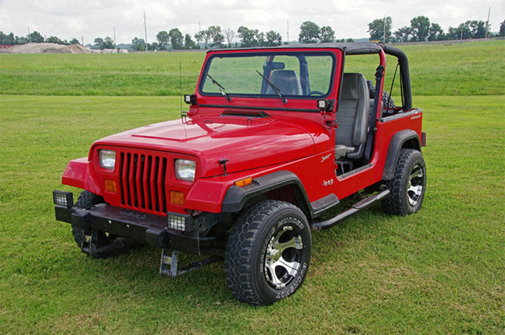 Fits Jeep Wrangler YJ (87-95) LED Light Mount Lower Windshield Pod Pair 70510