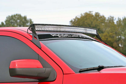 Fits Chevy 2500HD (15-19) LED Light Mount Upper Windshield 54" Curved 70514A
