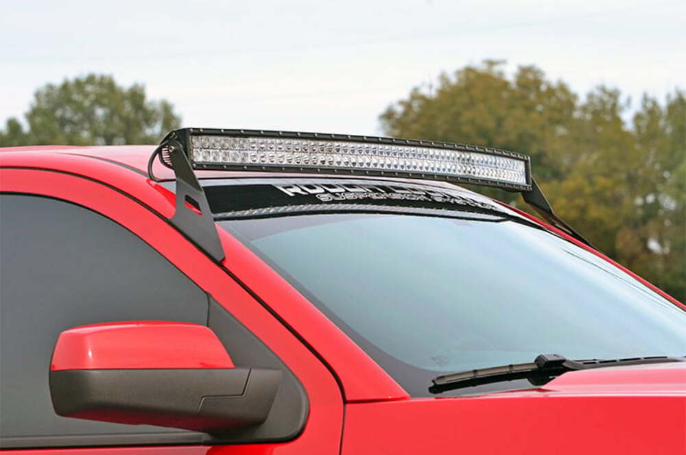 Fits Chevy Tahoe/Yukon(15-20) LED Light Mount Upper Windshield 54" Curved 70514B