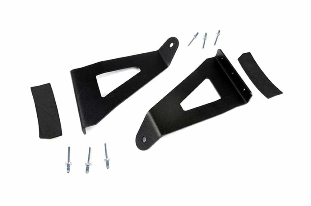 Fits Ford F-150 2&4WD (04-14) LED Light Mount Upper Windshield 54" Curved 70518