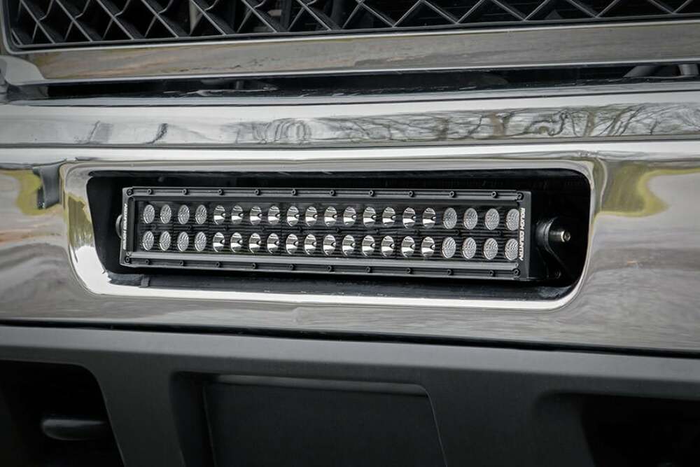 Fits Chevy Silverado 2500 HD 4WD (2011-2014) LED Light Mount; Bumper; 20"; 70522