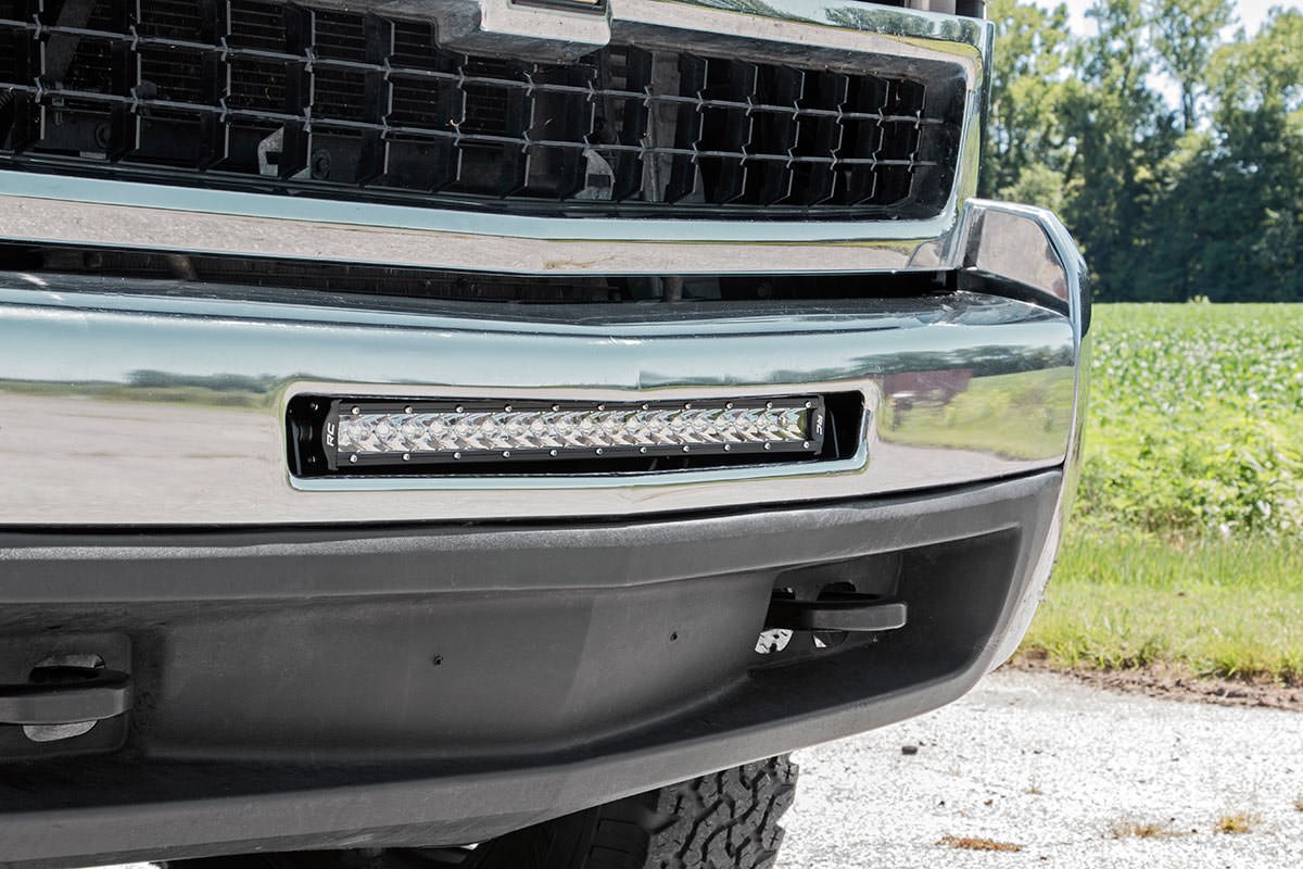 Fits Silverado 1500(07-13) LED Light Mount Bumper 20" 70523