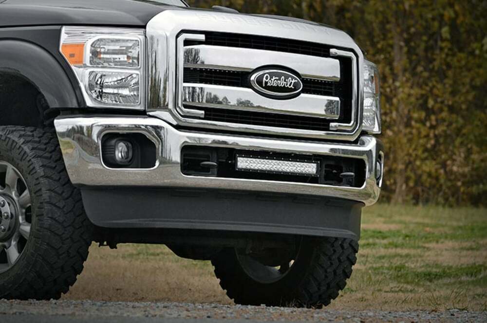 Fits Ford F-250/F-350 SD 2&4WD (11-16) LED Light Mount; Bumper; 20"; 70524