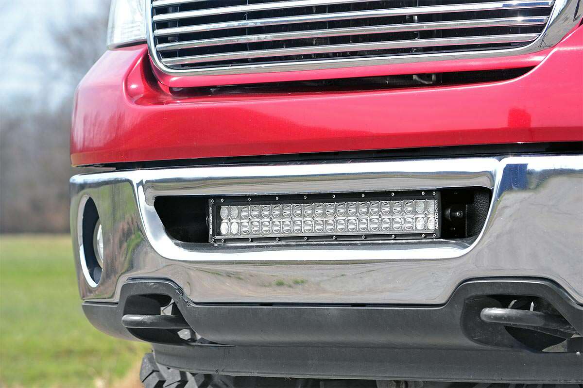 Fits Ford F-150 2WD/4WD (2006-2008) LED Light Mount; Bumper; 20"; 70527
