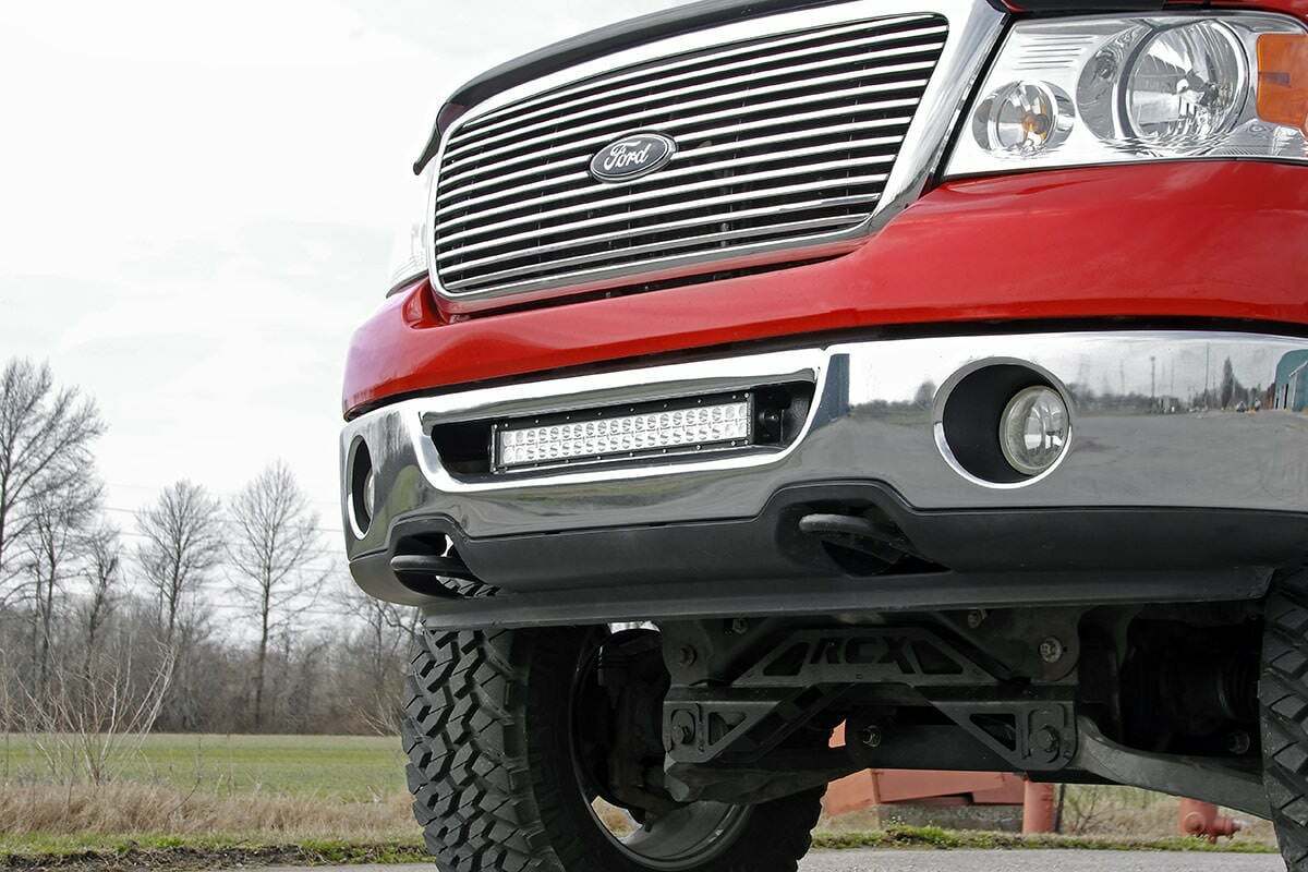 Fits Ford F-150 2WD/4WD (2006-2008) LED Light Mount; Bumper; 20"; 70527