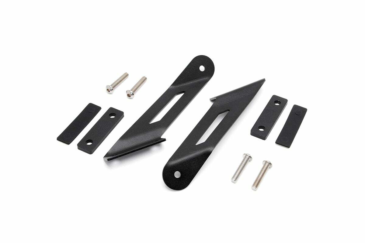 Fits Jeep Wrangler JK (07-18) LED Light Mount; Hood; 20"; 70533
