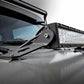 Fits Jeep Wrangler JK (07-18) LED Light Mount; Hood; 20"; 70533