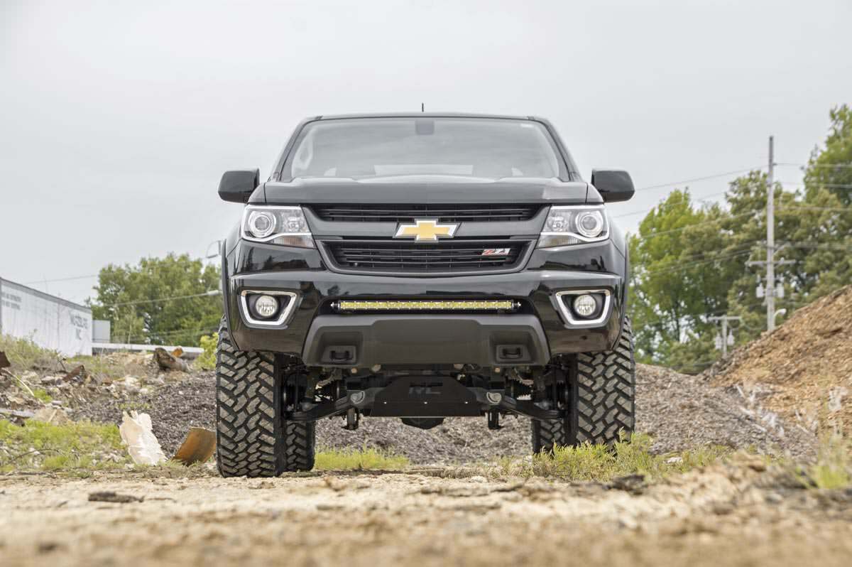Fits Chevy/GMC Canyon/Colorado 2&4WD (15-22) LED Light Mount; Bumper; 30"; 70536