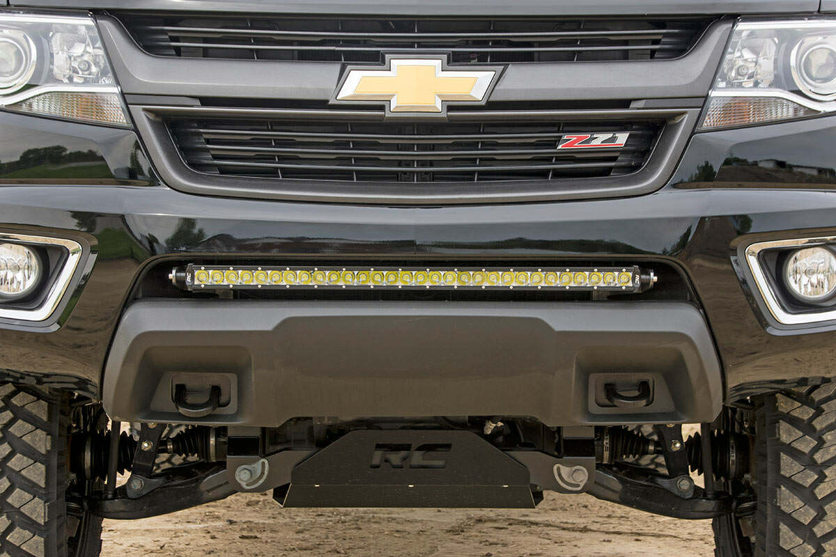 Fits Chevy/GMC Canyon/Colorado 2&4WD (15-22) LED Light Mount; Bumper; 30"; 70536
