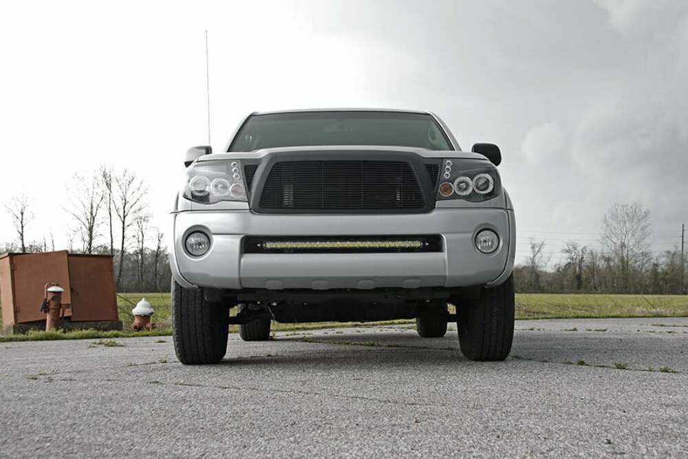 Fits Toyota Tacoma 2WD/4WD (2005-2015) LED Light Mount; Lower Grill; 30"; 70542