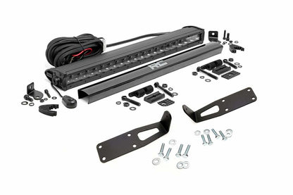 Fits Ram 2500(10-18) LED Light Kit Bumper Mount 20" Black Single Row 70568BL