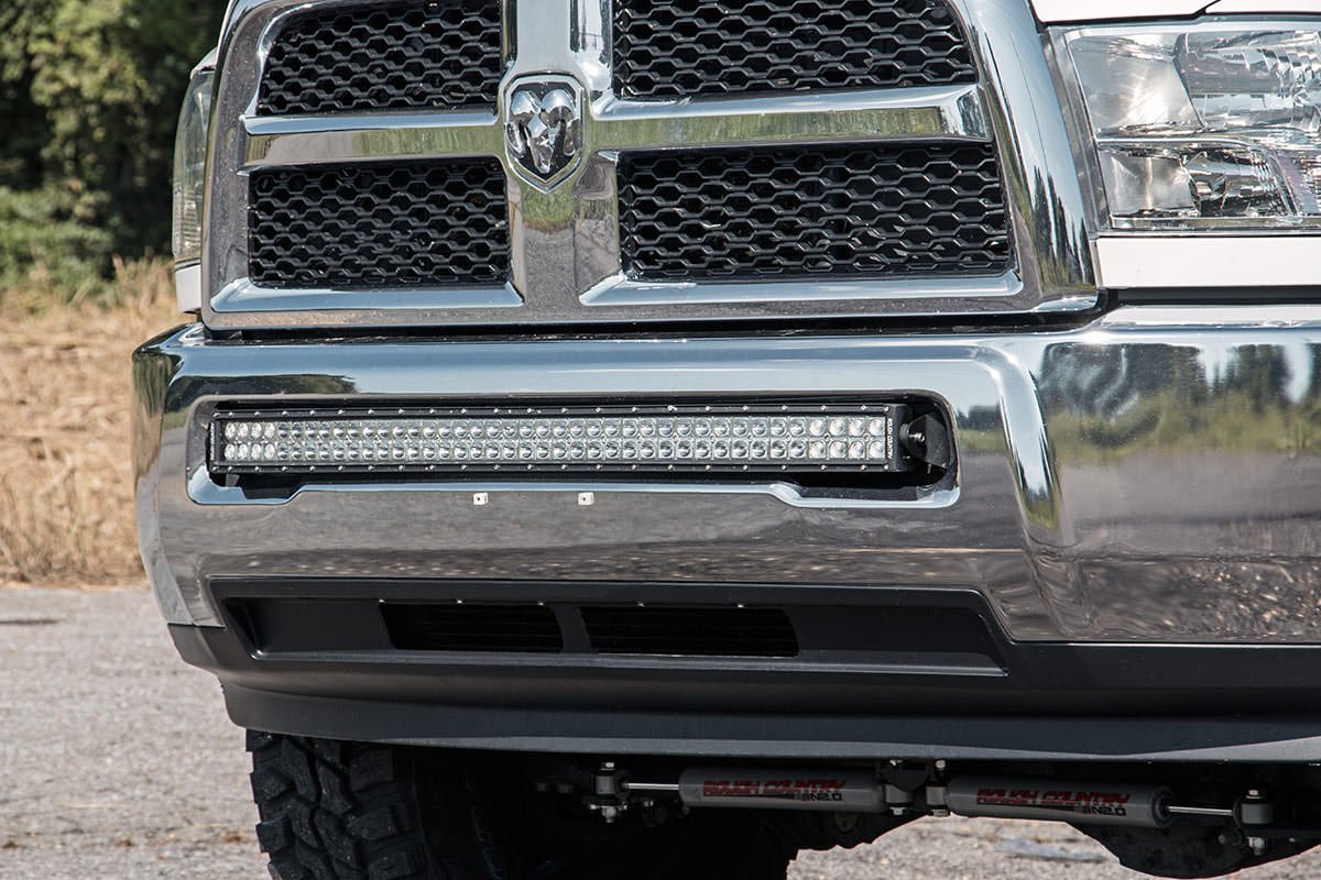 Fits Ram 2500/3500 4WD (2010-2018) LED Bumper Mount; 40" Curved; 70569