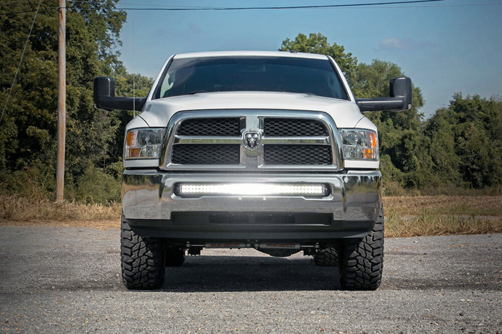 Fits Ram 2500/3500 4WD (2010-2018) LED Bumper Mount; 40" Curved; 70569