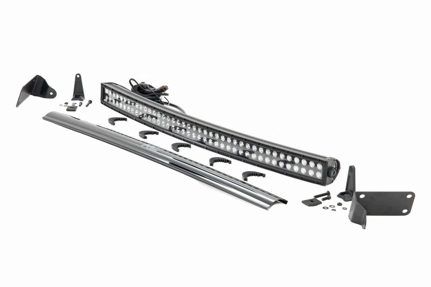 Fits Ram 2500/3500 4WD(10-18) LED Light Bumper Mount 40" Black Dual Row 70570B