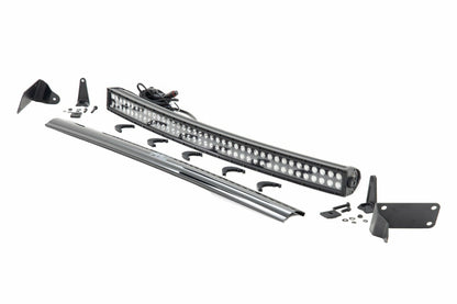 Fits Ram 2500/3500 4WD(10-18) LED Light Bumper Mount 40" Black Dual Row 70570B