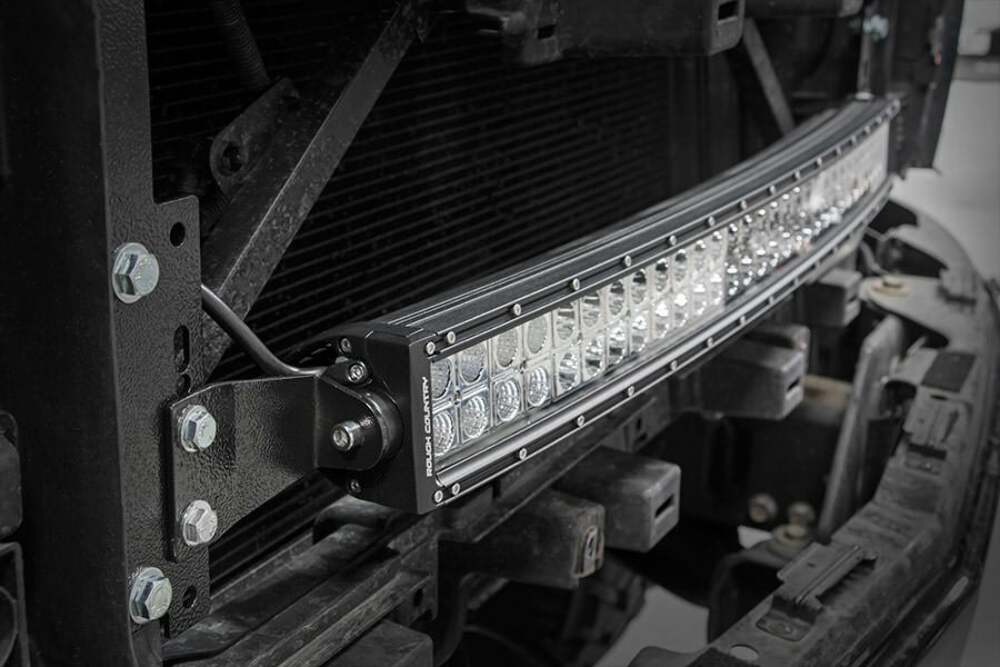 Fits Silverado 1500(14-15) LED Light Behind Grille Mount 30" Black 70624